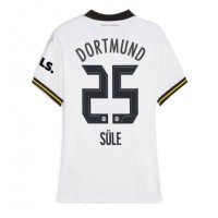 Camisa de Futebol Borussia Dortmund Niklas Sule #25 Equipamento Alternativo Mulheres 2024-25 Manga Curta